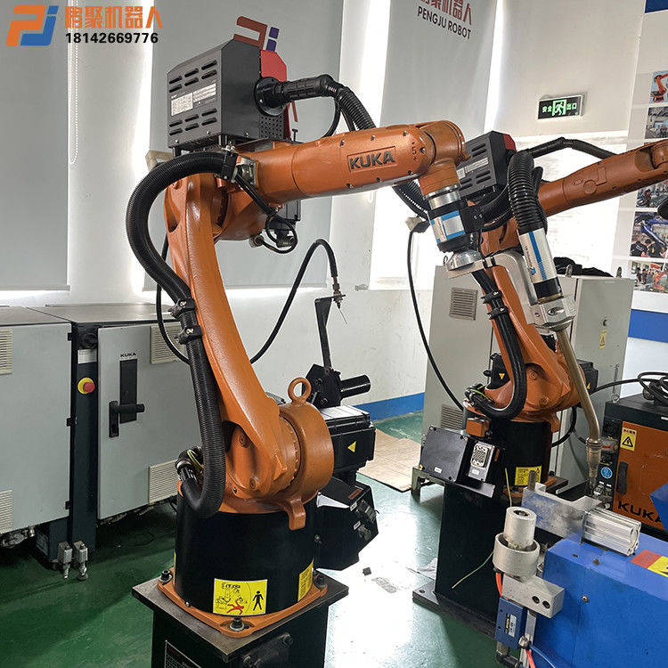 Kuka KR5R1400 আর্ম স্প্যান 1400 মিমি এবং লোড 5 কেজি সহ ছয় অক্ষ স্বয়ংক্রিয় ওয়েল্ডিং রোবট
