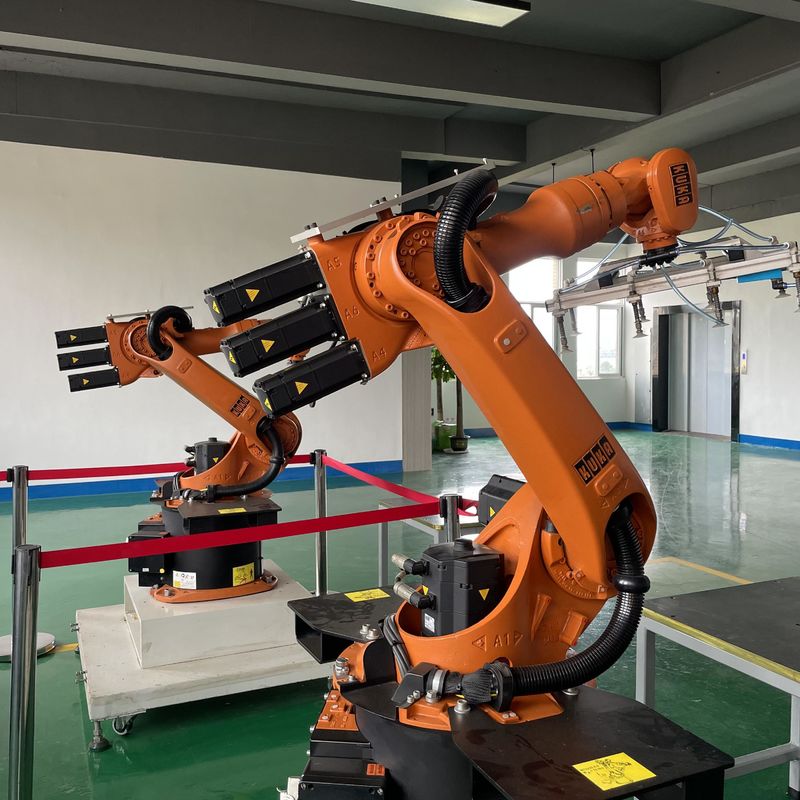 1611mm Reach Palletizing Robot Floor Mounted Automation Equipment, ফ্লাক্স কোরড ওয়েল্ডিং রোবট, মেশিন লোডিং রোবট