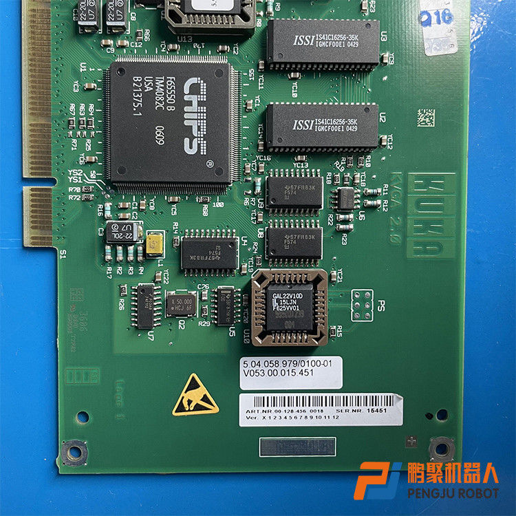 Kuka 00-128-456 KVGA 2.0 গ্রাফিক্স কার্ড ইন্টারফেস বোর্ড - KRC2ed05 কন্ট্রোলার Kuka 00-109-040 KVGA 2.0 ইন্টারফেস বোর্ড
