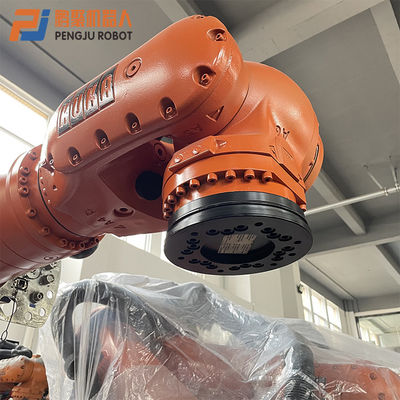 KRC4 কন্ট্রোলার এবং KUKA সফটওয়্যার ব্যবহৃত KUKA রোবট লিমিটেড সঠিক উত্পাদন জন্য - সময় ক্রয়! KUKA KR210 রোবট, উচ্চ দক্ষতা স্প্রে এবং লোডিং / আনলোডিং জন্য আদর্শ পছন্দ
