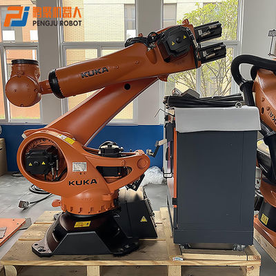 6 অক্ষ ব্যবহৃত শিল্প রোবট Kuka KR210R 2700 স্বয়ংক্রিয় সহযোগিতামূলক প্যালেটাইজিং রোবট