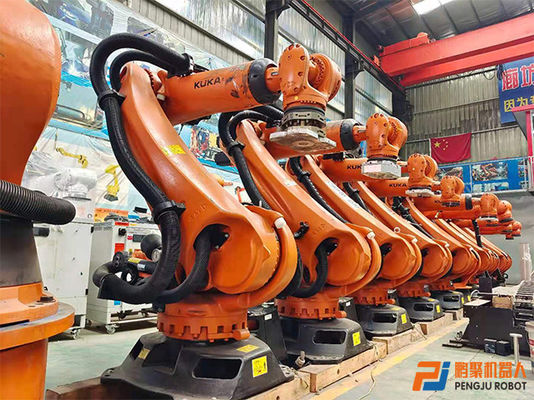 2700 মিমি পৌঁছান KUKA KR210 ব্যবহার করা KUKA রোবট 6-অক্ষের জন্য সুনির্দিষ্ট খোদাই দক্ষ গ্রিলিং এবং ত্রুটিহীন প্যালেটিং